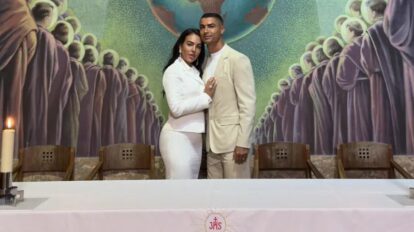 Revelan primeras imágenes de la boda de CR7 y Georgina