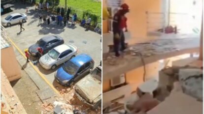 Explotó tubería de gas en un edificio en Guatire