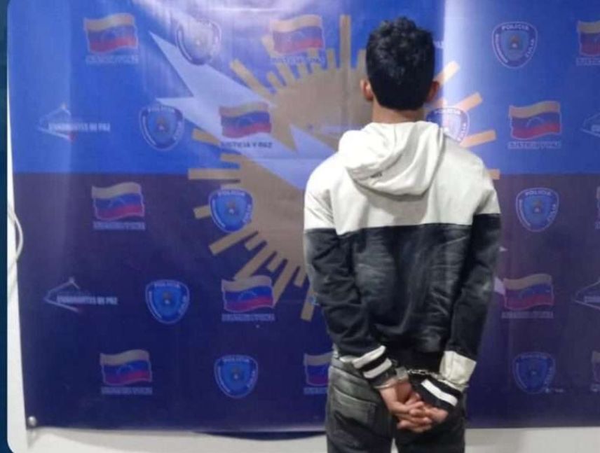Preso joven por amenazar con quemar a su mamá