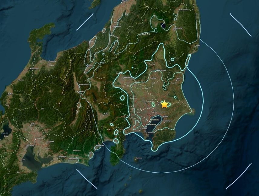 Terremoto de magnitud 5,8 sacude Japón