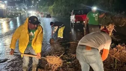 Lluvias generan afectaciones en los Altos Mirandinos