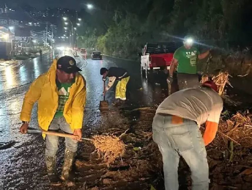 Lluvias generan afectaciones en los Altos Mirandinos