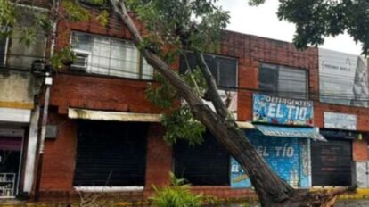 Vientos huracanados causaron estragos en Anzoátegui y Monagas