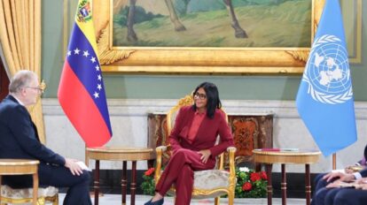 Presidenta (e) recibió a representante de Naciones Unidas