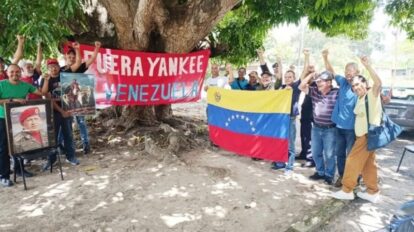 Protestan en Caracas contra el acuerdo petrolero