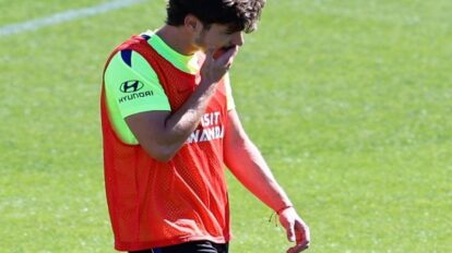 Julián Alvarez regresó a los entrenamientos con Atlético de Madrid