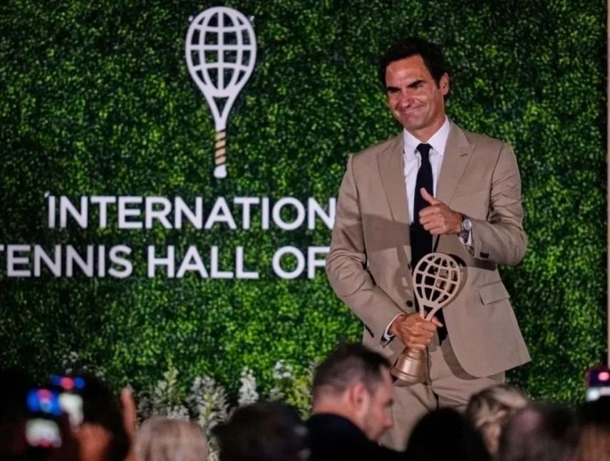 Roger Federer ingresa al Salón de la Fama Internacional del Tenis