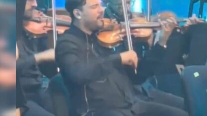 Violinista venezolano cautiva con su presentación en concierto de Yandel en España