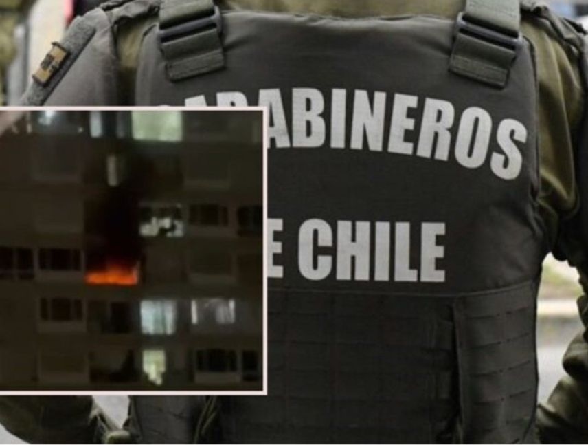 Venezolano prende fuego a expareja y huye por los balcones de 17 pisos en Chile