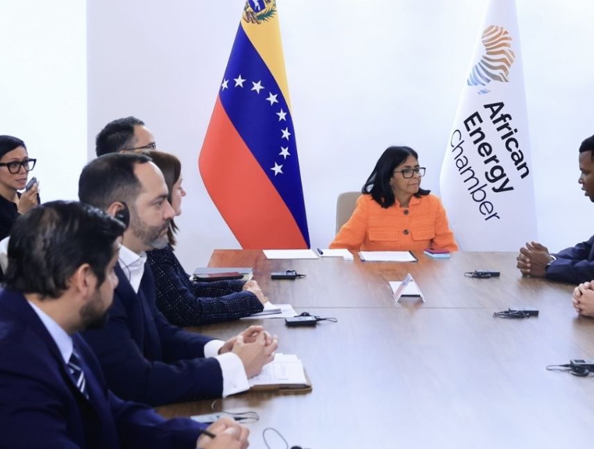Presidenta Rodríguez evalúa alianzas de inversión en hidrocarburos con Cámara Africana de Energía
