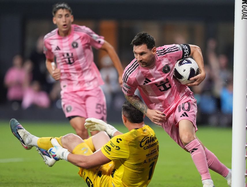 Con un Messi brillante, Inter Miami le ganó 4-2 a Atlético San Luis