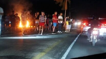 Se registran protestas por cortes eléctricos en Aragua, Carabobo y Barinas