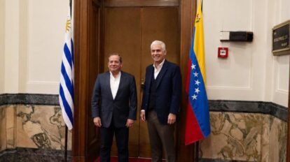 Guanipa se reúne con el presidente de la Cámara de Representantes de Uruguay