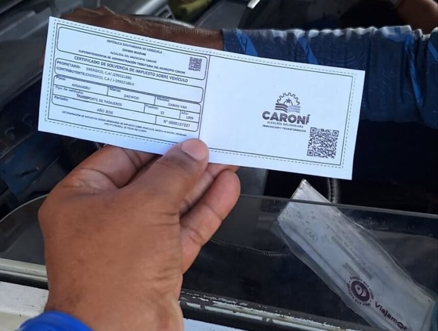 Tributos Caroní mantiene operativo de fiscalización