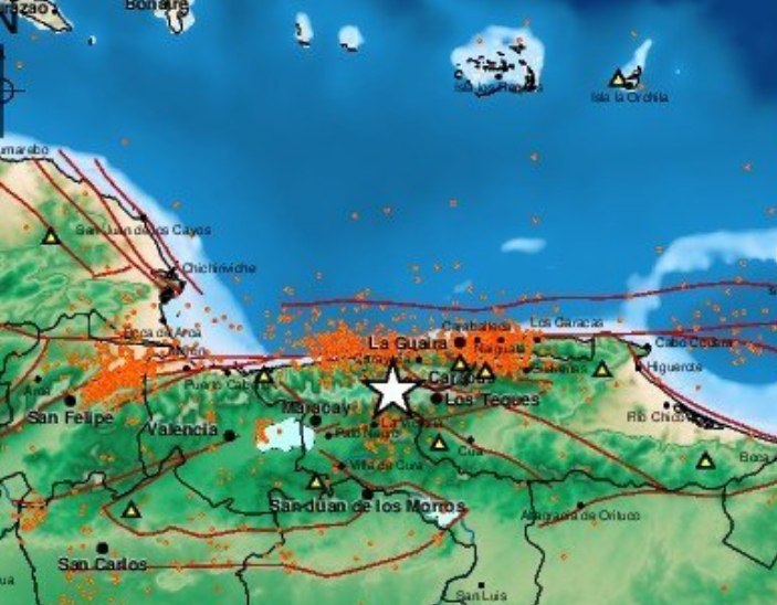 Funvisis registra sismo de magnitud 3,4 en Aragua