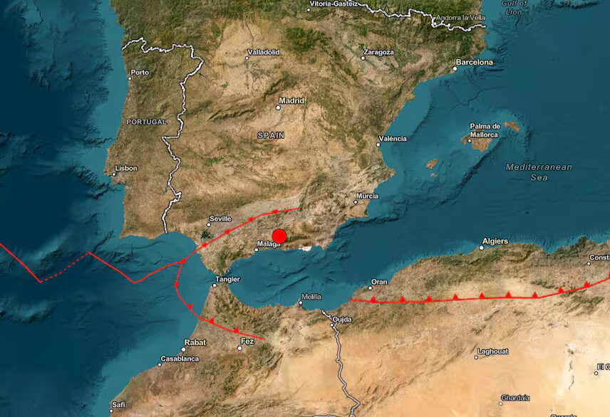 Se registra un sismo de magnitud 5,2 en España