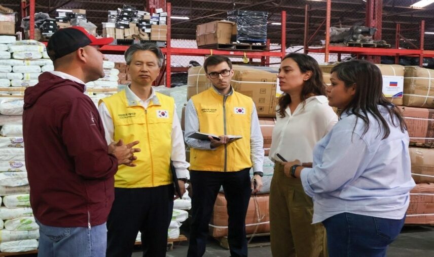 Venezuela recibe fondos en insumos de Corea del Sur