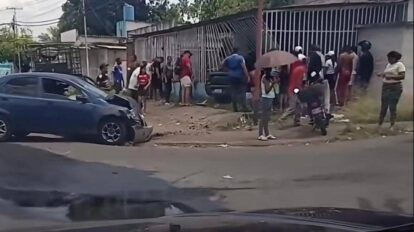 Colisión en avenida España de Ciudad Bolívar