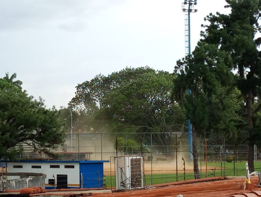 Fuertes vientos se registraron este lunes en Guayana