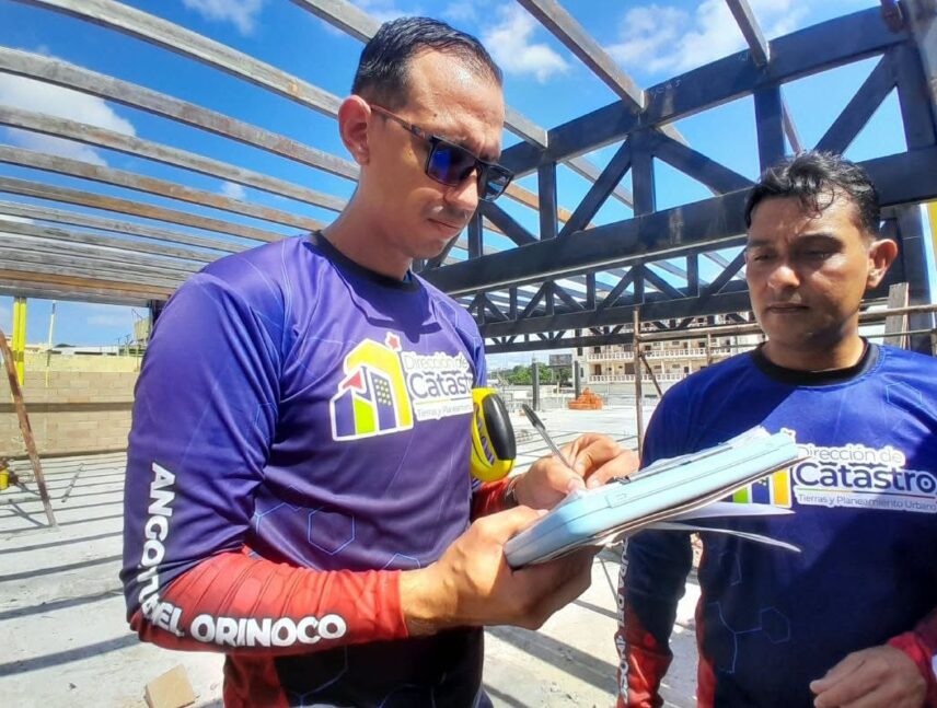 Dirección de catastro despliega inspecciones técnicas en Angostura del Orinoco