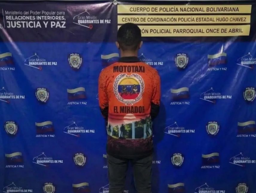 detenido solicitado en Ciudad Guayana