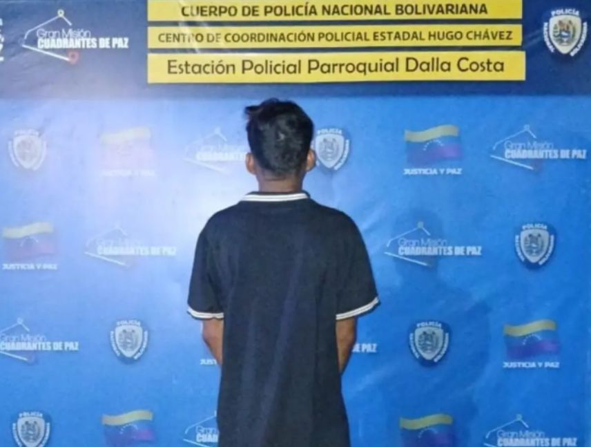 capturan a hombre en la 45