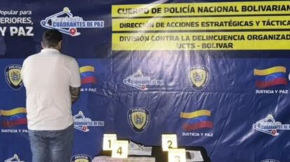 detenido con drogas en Unare