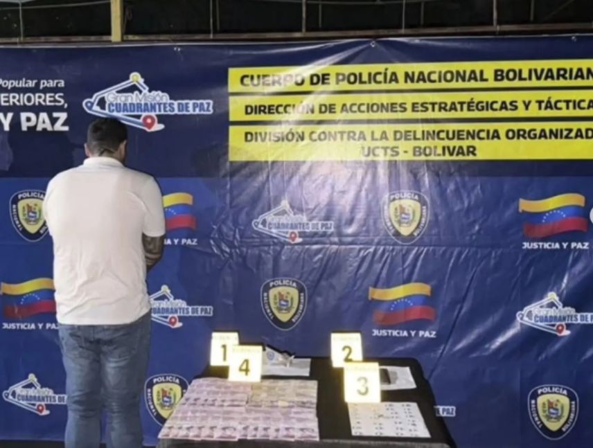 detenido con drogas en Unare