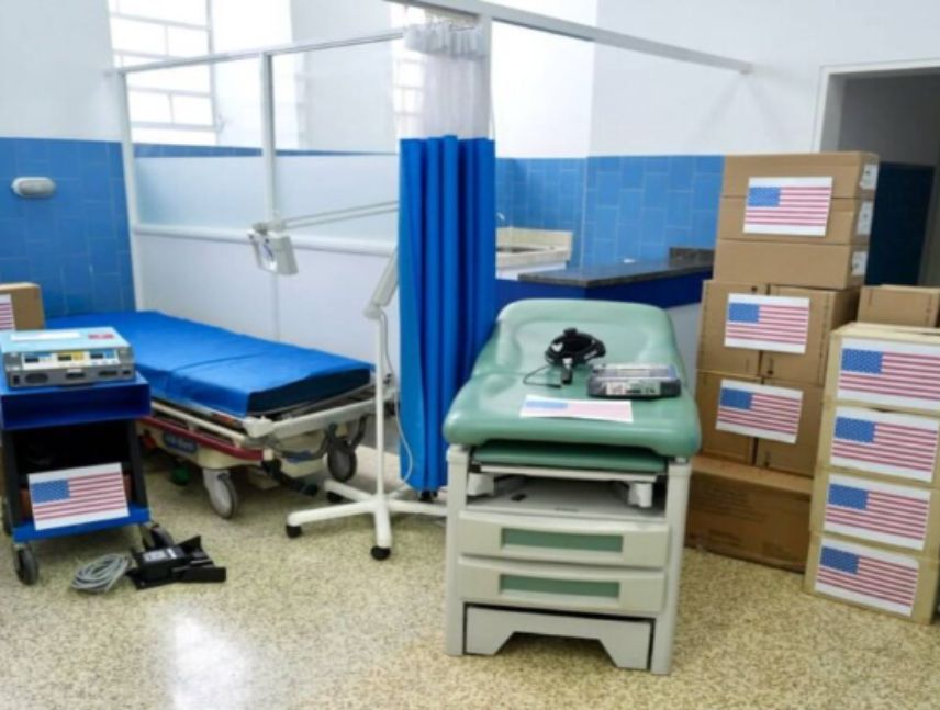 donación de Project Cure al Hospital Vargas