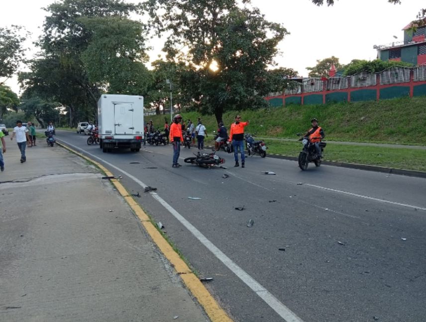 accidente transito motorizado el roble