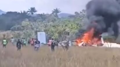 accidente aéreo en Santa Elena de Uairén