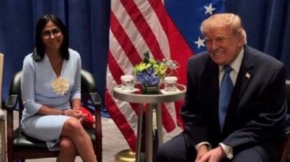 Delcy y Trump