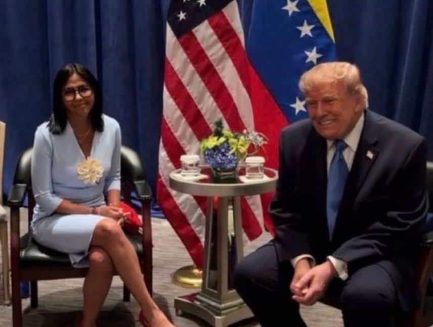 Delcy y Trump
