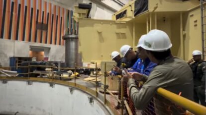 inspección centrales hidroelectricas Bolívar