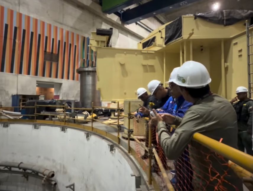 inspección centrales hidroelectricas Bolívar