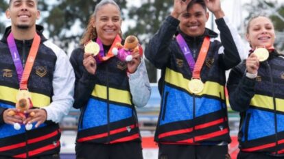 Venezuela 4x100 mixto Santa Fe 2026