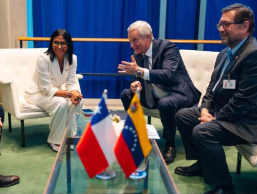 Kast y Delcy Rodríguez