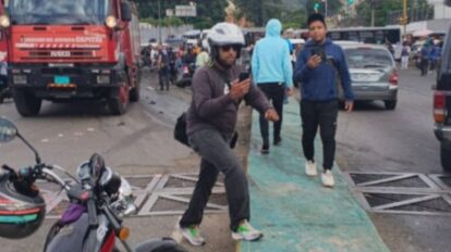Choque múltiple en La Yaguara