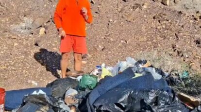 contaminación en el parque Mochima