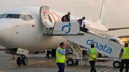 avión de FlyDubai desviado a Arabia Saudí