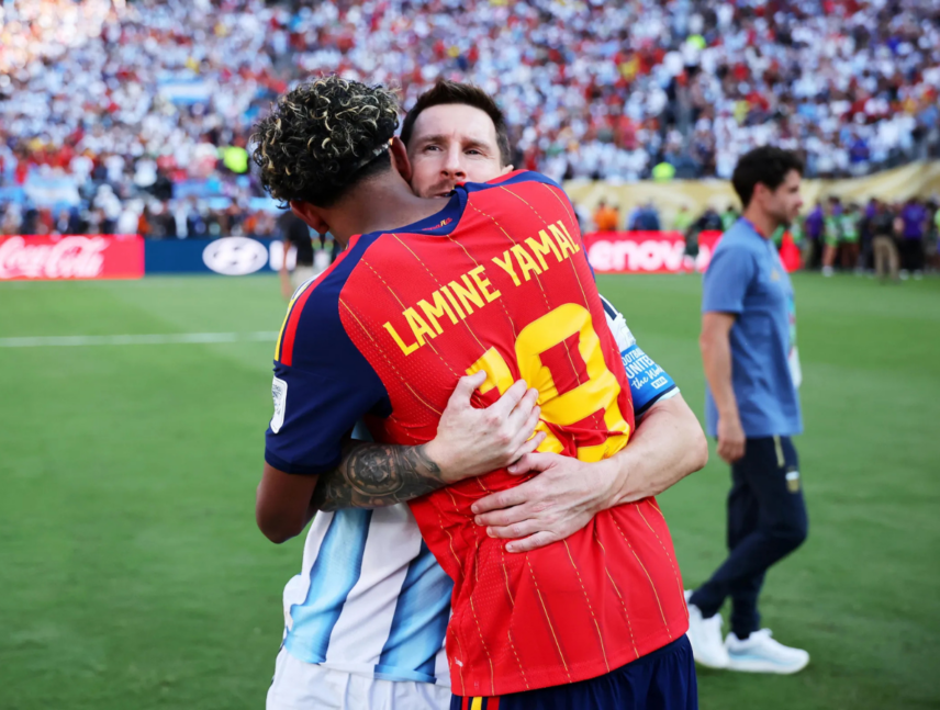 Lamine Yamal igualó un récord de Messi