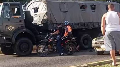 accidente en avenida Cisneros