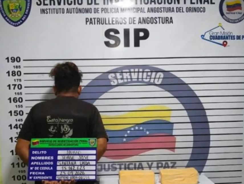 alias Maracucho detenido en Ciudad Bolívar