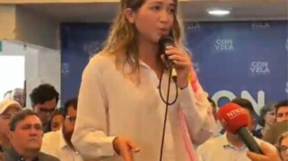 Claudia Macero pide elecciones en Venezuela