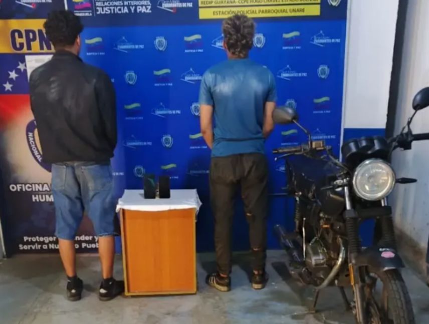 detenidos por presunto robo en El Caimito