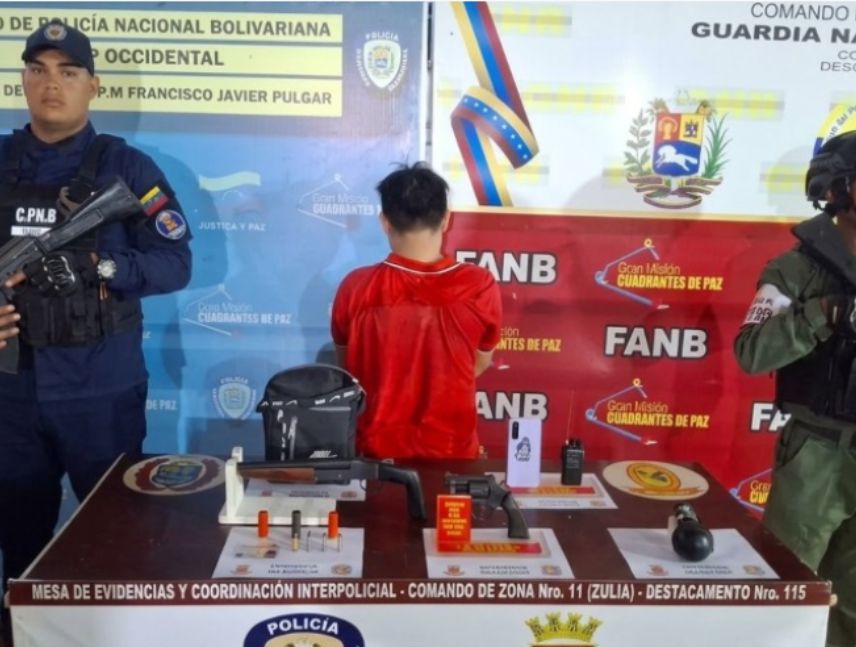 Joven iba a perpretar un atentado en Zulia