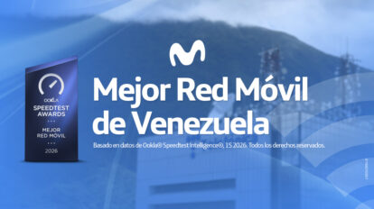 Movistar Venezuela es reconocida por Ookla como la Mejor Red Móvil
