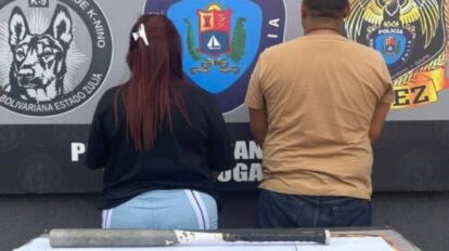 Pareja agrede a una mujer con un bate de aluminio en Maracaibo