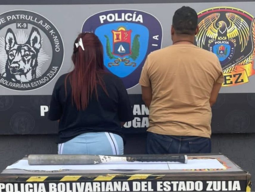 Pareja agrede a una mujer con un bate de aluminio en Maracaibo