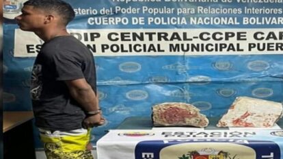 PNB detiene a hombre por agredir a su madre con piedras en Puerto Cabello